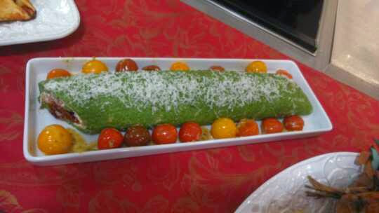 Brazo de gitano de&nbsp;espinacas