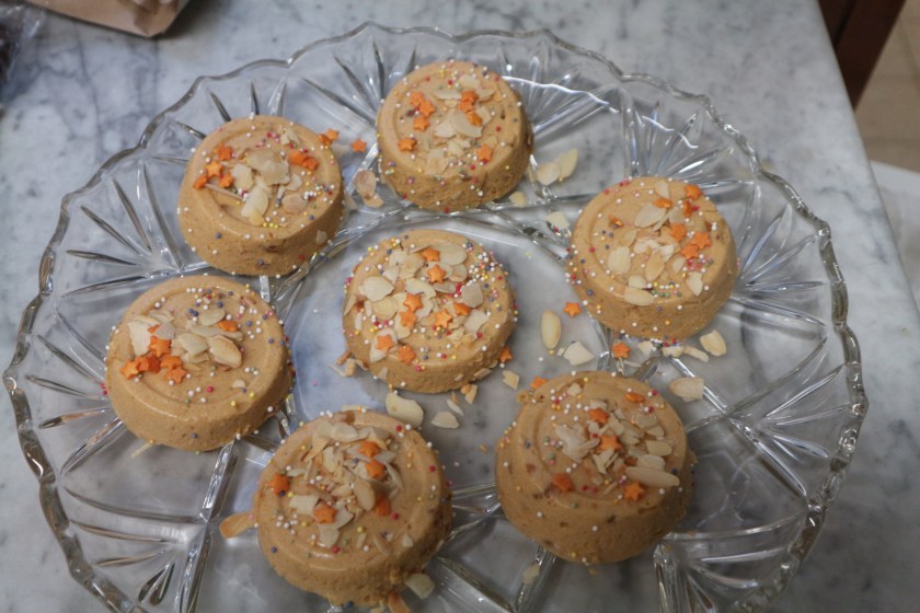 Postre de turrón de jijona