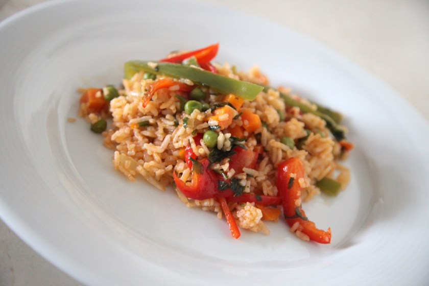 Arroz a la jardinera